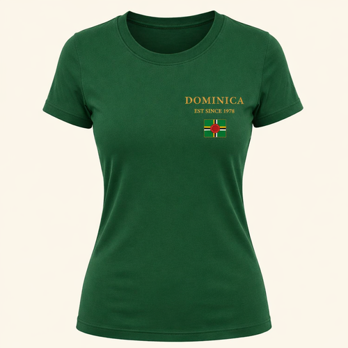 Dominica Flag jersey - front